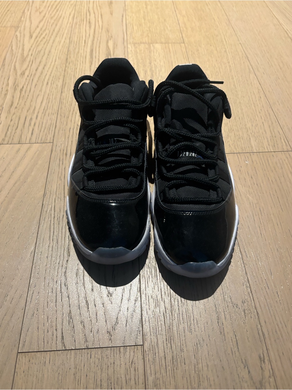 Jordan Black And White Low-Top Sneakers